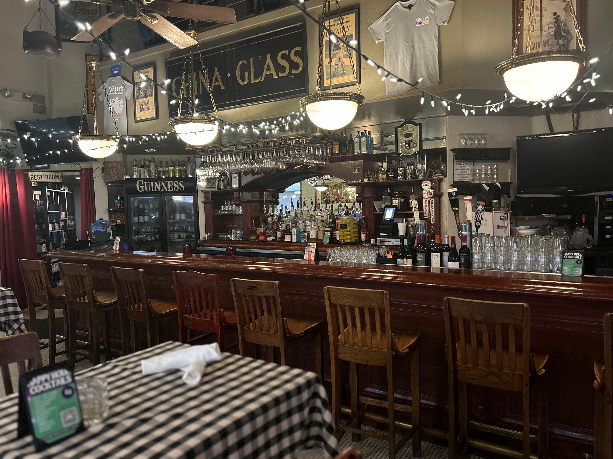 Inside Wally's